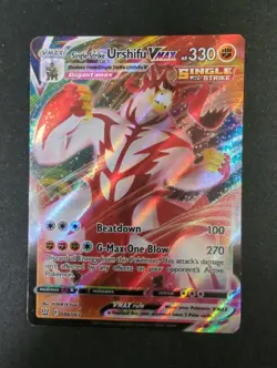 Single Strike Urshifu VMAX - 86/163 - Ultra Rare - Pokemon Battle Styles - DMG - Image 1