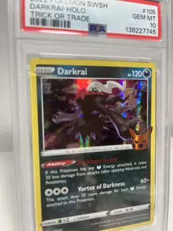 PSA 10 Darkrai (pop 81) Trick And Trade 105 Pokemon TCG - Image 3