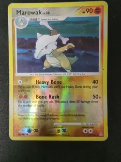 Marowak 63/146 Reverse Holo RH D&P - Legends Awakened Uncommon Pokemon TCG - DMG - Image 1