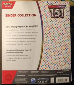 Pokemon Scarlet & Violet 151 Binder Collection Factory Sealed - Image 2