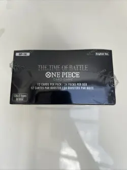 One Piece TCG OP-16 The Time Of Battle Booster Box Brand New Sealed - Image 2