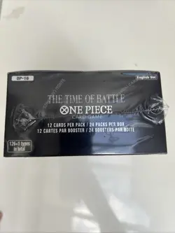One Piece TCG OP-16 The Time Of Battle Booster Box Brand New Sealed - Image 4