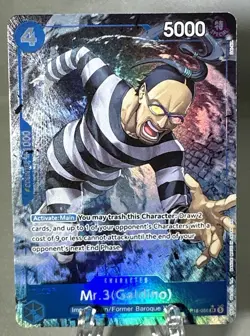 One Piece Mr. 3 (Galdino), OP16-056 Alt Art, OP16 Set, English, NM 🚀 Shipping - Image 1
