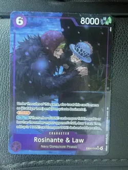 One Piece Rosinante & Law EB04-038 Alt Art (SR) NM - Image 1