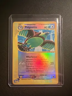 Pokemon TCG Pidgeotto Expedition Base Set 2002 88/165 Card Reverse Holo Rare LP - Image 1