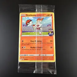 Scorbunny on the Ball 004/005 Pokemon Card - New and Sealed - Image 1