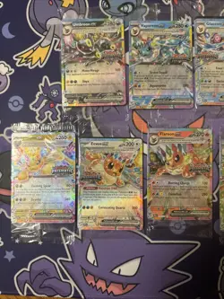 Prismatic Evolutions Surprise Box SEALED STAMPED EX Promos 9 Cards Complete Set - Image 2