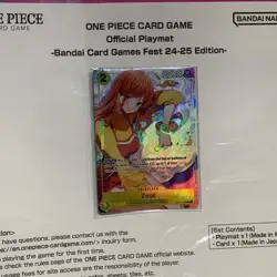 One Piece TCG - Nami & Zeus Promo OP11-106 Playmat Bandai Card Games Fest Sealed - Image 2