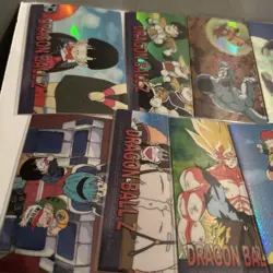 Huge Lot 44 Vintage DBZ Dragon Ball Z Cards Bird 2000 Refractor 2002 Film Artbox - Image 2