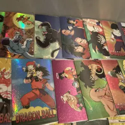 Huge Lot 44 Vintage DBZ Dragon Ball Z Cards Bird 2000 Refractor 2002 Film Artbox - Image 3