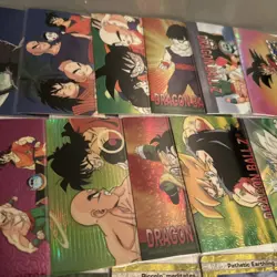 Huge Lot 44 Vintage DBZ Dragon Ball Z Cards Bird 2000 Refractor 2002 Film Artbox - Image 4