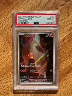 Charmander 168/165 Sv2a: Pokemon Card 151 Holo (Japanese) PSA 10 - Image 1