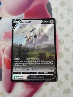 Arceus V SWSH204 Alt Art Promo Holo Ultra Rare Pokemon Cards TCG MINT - Image 1