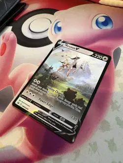 Arceus V SWSH204 Alt Art Promo Holo Ultra Rare Pokemon Cards TCG MINT - Image 2