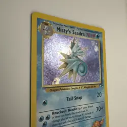 Misty's Seadra 009/132 Gym Heroes Holo Tcg Card Pokemon Excellent Condition - Image 2