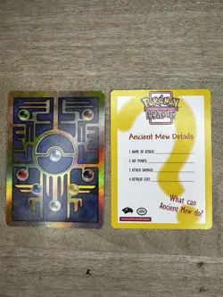 #1 Ancient Mew Iconic Promo Holographic Pokemon Card Unused Excellent Condition! - Image 3