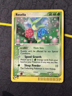 Roselia 9/97 - EX Dragon Holo Rare e-Series Pokemon TCG Card Holo 2003 - LP - Image 2