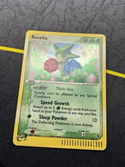 Roselia 9/97 - EX Dragon Holo Rare e-Series Pokemon TCG Card Holo 2003 - LP - Image 3
