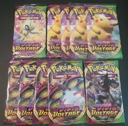 Pokemon Card Vivid Voltage 10 Sealed 10 Card Packs from Tin Pokeball Elite - Image 1