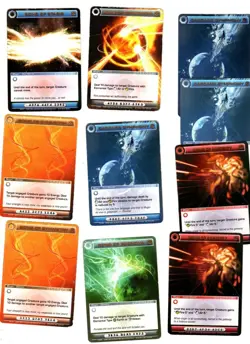 Lot #0136. 10 Chaotic Mugic Rare cards. All Copper Foil Letters - Image 1