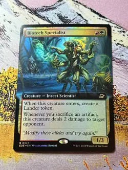 Biotech Specialist - Extended Art (Foil) (EOE) Edge of Eternities - NM - Image 3