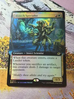 Biotech Specialist - Extended Art (Foil) (EOE) Edge of Eternities - NM - Image 5