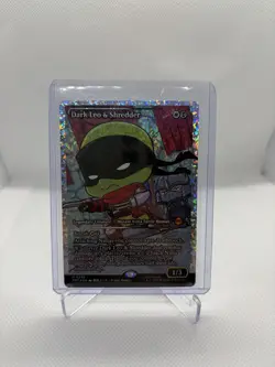 Dark Leo & Shredder (Showcase) (Fracture Foil) EN [TMT - 299] - NM TCG MTG - Image 1