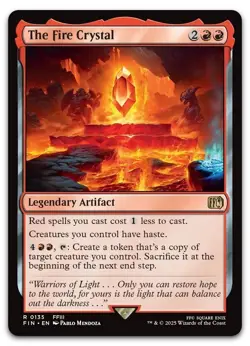 The Fire Crystal #135 (NM) Final Fantasy FIN Magic MTG - Image 1
