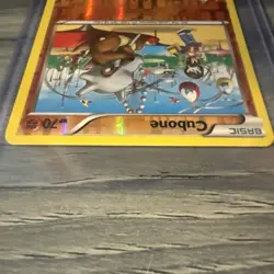 2015 Cubone 77/162 XY BREAKthrough Reverse Holo Pokemon Card - Image 5