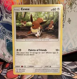 Pokemon TCG SM-Ultra Prism Eevee 105/156 Common Regular EN 60 HP - Image 1