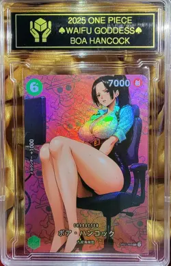 BOA HANCOCK One Piece Anime Waifu Police Goddess CUSTOM CARD NM - Image 2