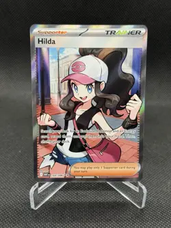 Hilda 164/086 Pokemon White Flare Ultra Rare Full Art Holo NM - Image 1