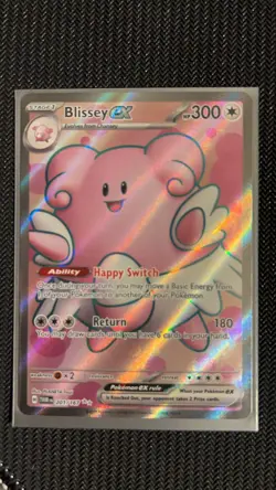 Blissey EX 201/167 Full Art NM/M Twilight Masquerade Pokemon Card - Image 1