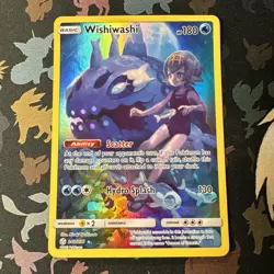 Pokemon TCG Wishiwashi Holo Secret Rare Card Sun Moon Cosmic Eclipse 240/236 - Image 1