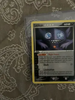 Pokemon TCG EX Deoxys 2005 Sableye 23/107 Regular Rare (LP) - Image 3