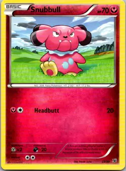 Snubbull 22/39 Kalos Starter Set Pokemon Near Mint - Image 1