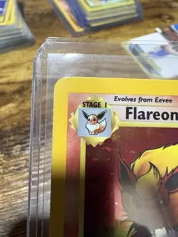 Flareon 3/64 Pokemon Jungle 1st Edition Holo Rare Holo 70 HP Eng - Image 5
