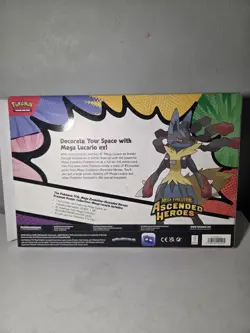 Pokemon Ascended Heroes Mega Lucario Box / Empty Packs / Display Purposes - Image 3