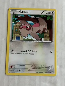 2012 Pokemon TCG Dragons Exalted Slakoth Common 101/124 LP - Image 1