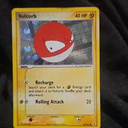 Pokemon TCG Voltorb 80/101 EX Hidden Legends Reverse Holo Common 40 HP Eng 2004 - Image 1