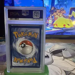 2024 POKEMON PAF EN-PALDEAN FATES SPECIAL ILLUSTRATION RARE #232 MEW EX PSA 9 - Image 2