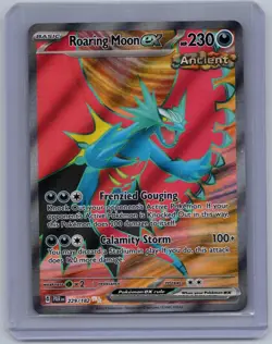 ROARING MOON EX 229/182 ULTRA RARE PARADOX RIFT POKEMON HOLO NM/M - Image 1