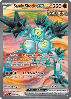 SANDY SHOCKS EX 228/182 ULTRA RARE PARADOX RIFT POKEMON NM/M - Image 3