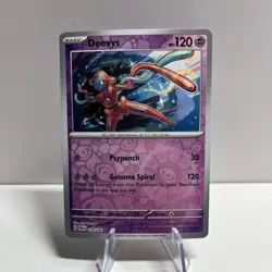 Deoxys 074/182 Reverse Holo Rare Pokemon TCG S&V Paradox Rift - Image 1