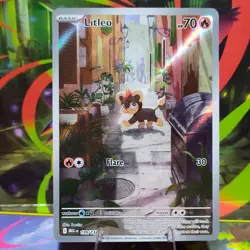 Litleo - 139/132 Illustration Rare ME01: Mega Evolution Pokemon TCG NM - Image 1