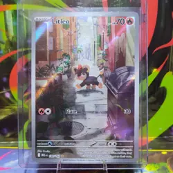 Litleo - 139/132 Illustration Rare ME01: Mega Evolution Pokemon TCG NM - Image 3