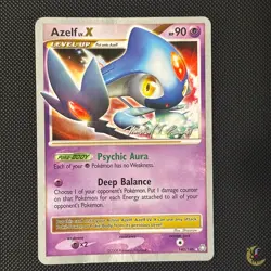 Pokemon Azelf LV.X (Michael Pramawat) 140/146 World Championship Decks DMG - Image 1