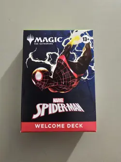 Sdcc 2025 Magic The Gathering Marvel Spider-Man Miles Morales Green Welcome Deck - Image 1