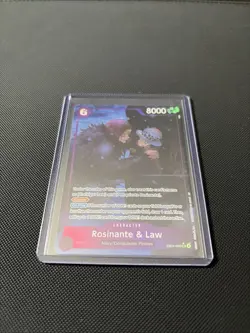 One Piece TCG Rosinante & Law Alt Art AA EB04-038 SR NM OP14 Eng Card Game CCG - Image 1