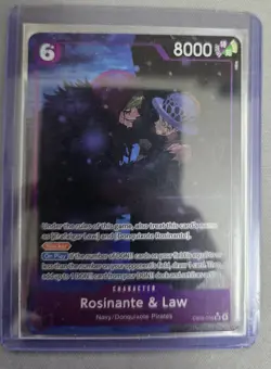 One Piece TCG Rosinante & Law Alt Art AA EB04-038 SR NM OP14 Eng Card Game CCG - Image 3